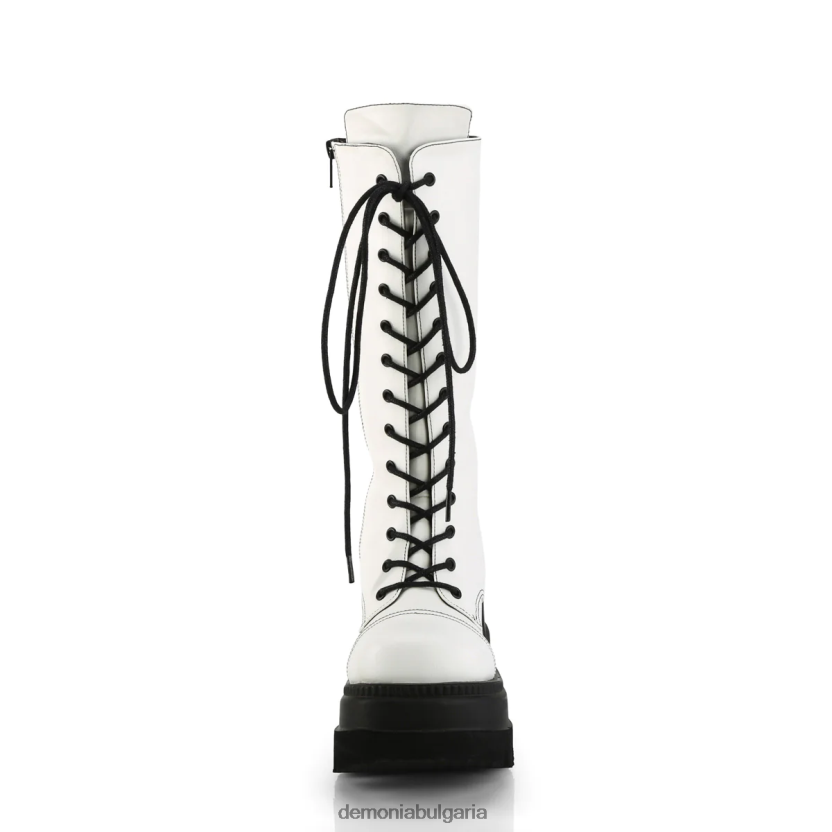 4L4R4N716 шейкър-72 бяла веган кожа Demonia