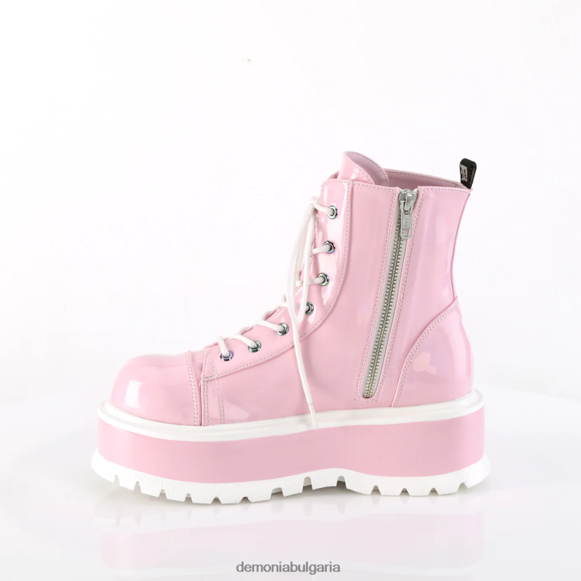 4L4R4N732 мързеливец-55 бебешки розов холо патент Demonia