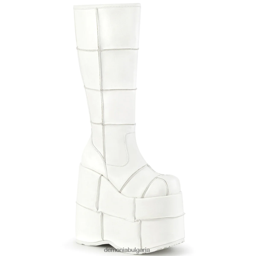 4L4R4N741 стек-301 бяла веган кожа Demonia