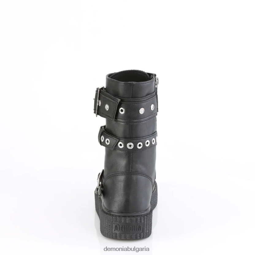 4L4R4N551 кецове-320 черна веган кожа Demonia