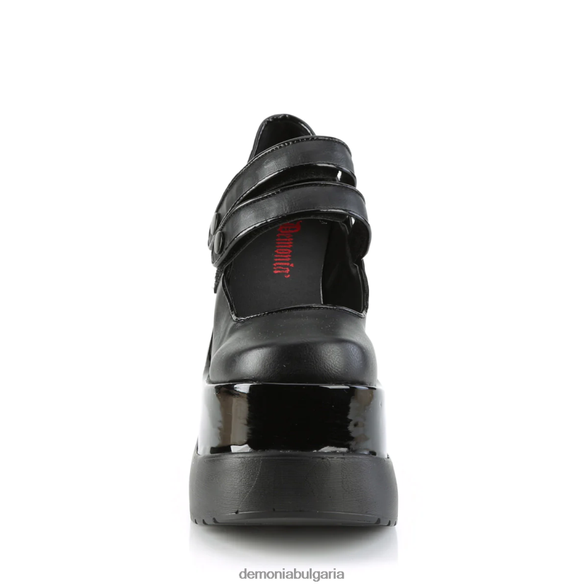 4L4R4N477 празнота-37 черна веган кожа-патент Demonia