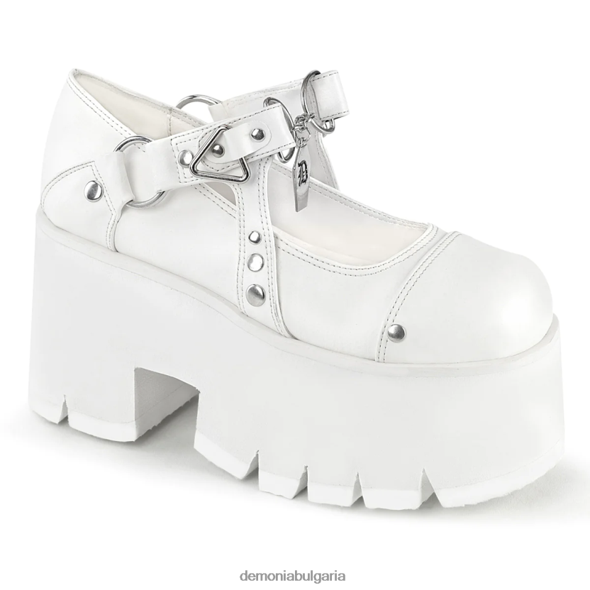 4L4R4N919 пепел-33 бяла веган кожа Demonia